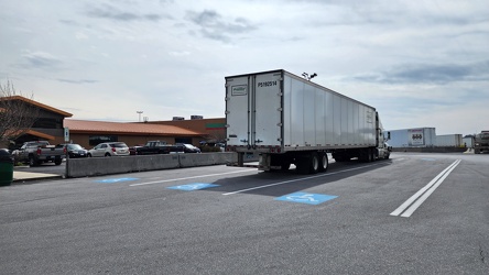 Reserved parking for trucks