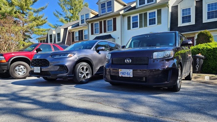 The HR-V and the Scion together