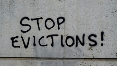 "Stop evictions!"