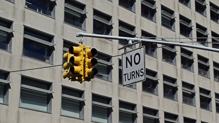 Traffic signal at Willoughby and Jay Streets