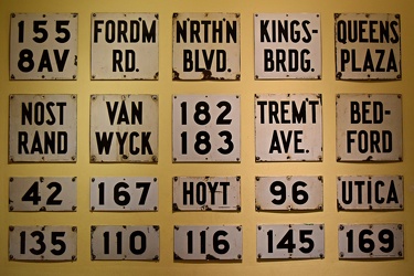 Vintage New York Subway signage [02]