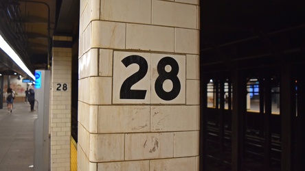 Column at 28th Street station [01]