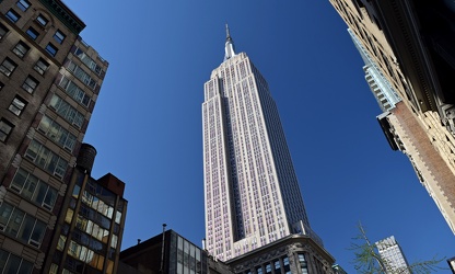 Empire State Building with nearby buildings [04]