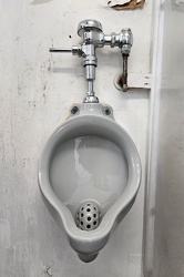 Gray urinal at 61 Willett Street