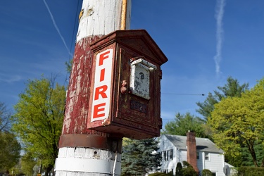 Gamewell fire alarm box in Ridgewood, New Jersey [07]