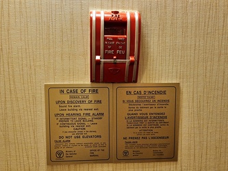 Fire alarm pull station at Ottawa Marriott Hotel [02]