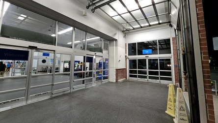 Vestibule at Walmart in Watertown