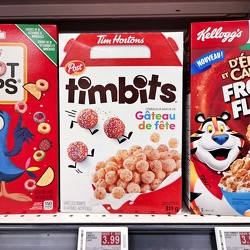 Timbits cereal at Loblaws