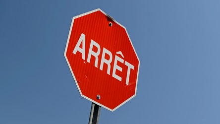 French-language stop sign [01]