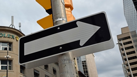 One way sign at Bank and Sparks Streets