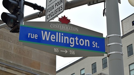 Sign for Wellington Street