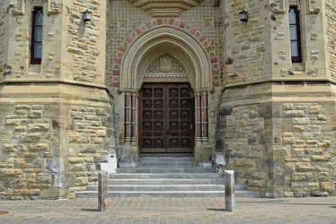 Entrance to West Block building