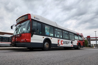 OC Transpo bus 4393 at Blair station [03]