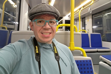 Selfie on OC Transpo railcar 1156 [01]