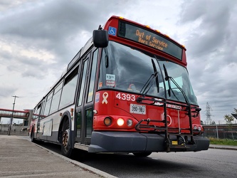 OC Transpo bus 4393 at Blair station [01]