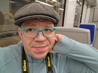 Selfie on OC Transpo railcar 1156 [03]