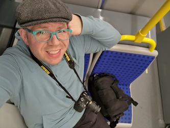 Selfie on OC Transpo railcar 1156 [04]