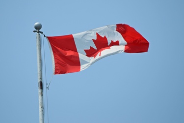 Canadian flag on the Confederation Building