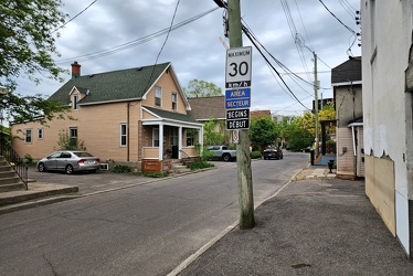 Speed limit sign on Palace Street [03]