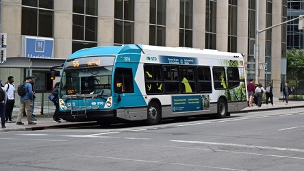 STO bus 2210 at Albert and Bank Streets