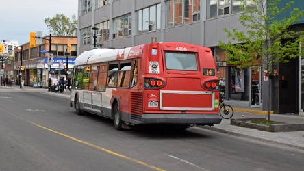 OC Transpo bus 4500 on Elgin Street