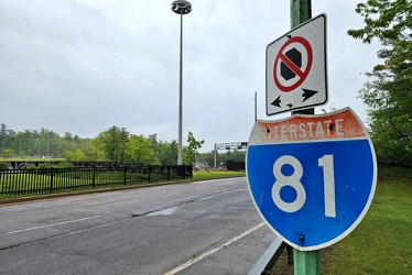 First southbound reassurance marker for Interstate 81