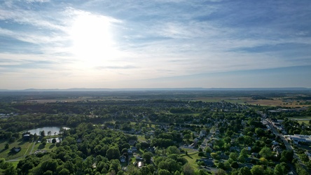 Aerial view of Smithsburg, Maryland [01]