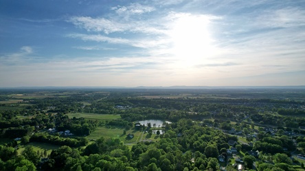 Aerial view of Smithsburg, Maryland [02]