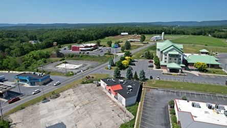 Aerial view of Breezewood, Pennsylvania, May 2023 [01]