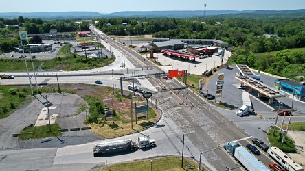 Aerial view of Breezewood, Pennsylvania, May 2023 [02]