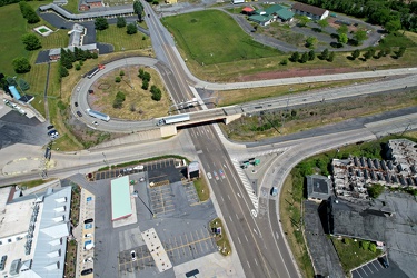 Aerial view of Breezewood interchange for the Pennsylvania Turnpike [01]