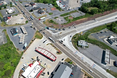 Aerial view of Interstate 70 Breezewood interchange [01]