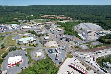 Aerial view of Breezewood, Pennsylvania, May 2023 [03]