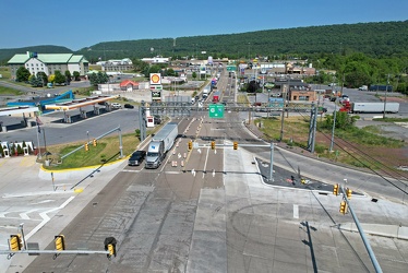 Aerial view of Breezewood, Pennsylvania, May 2023 [07]