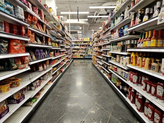 Aisle at Target in downtown Pittsburgh