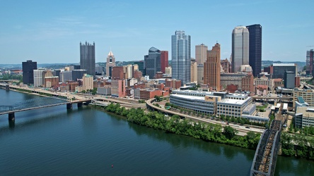 Aerial view of downtown Pittsburgh [01]