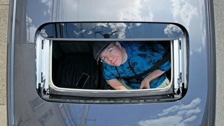 Moon roof selfie