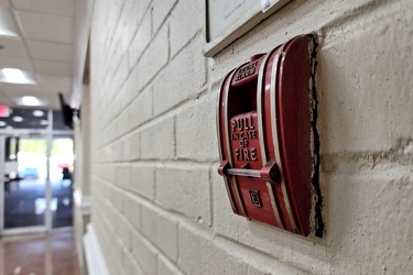 Fire alarm pull station at 9400 Livingston Road [04]