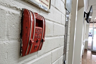 Fire alarm pull station at 9400 Livingston Road [05]