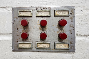 Fire alarm annunciator at 9400 Livingston Road