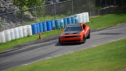 Orange Dodge Challenger at Chrysler Nationals [01]