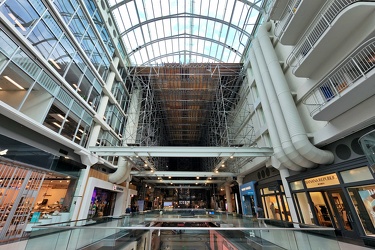 Toronto Eaton Centre with scaffolding throughout [03]