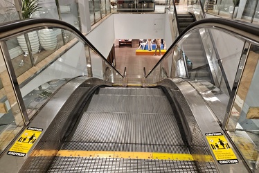 Escalators between fifth and sixth floor at Hudson's Bay Queen Street