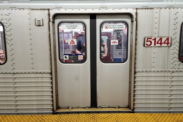 TTC railcar 5144 at Bathurst station