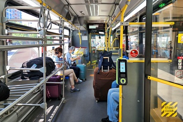 Interior of TTC bus 3332