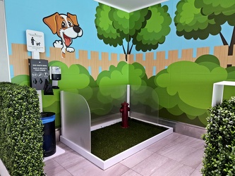 Pet relief area at Toronto Pearson International Airport