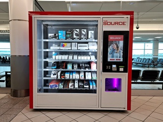 The Source vending machine at Toronto Pearson International Airport