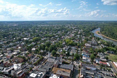 Aerial view of downtown Fredericksburg [02]