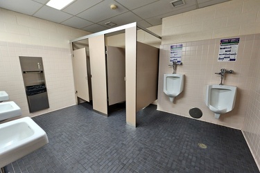 Restroom on the second floor of Taylor Hall