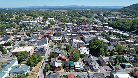 Aerial view of downtown Staunton, Virginia [04]